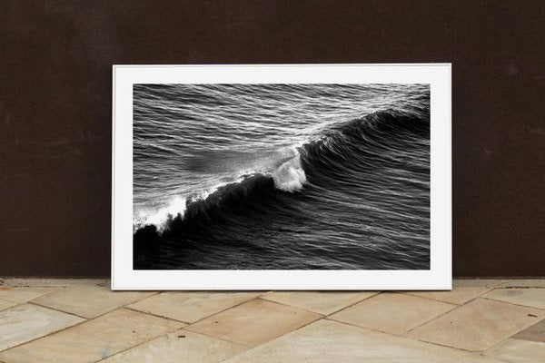 Long Wave in Venice Beach, Black and White Giclée Print on Matte Cotton Paper 2020-RWC-809466