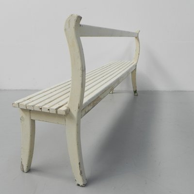 Long Wooden Cafe Bench, 1930s-TL-1407434