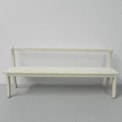 Long Wooden Cafe Bench, 1930s-TL-1407434