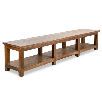 Long Wooden Coffee or Low Console Table-NQ-1823131