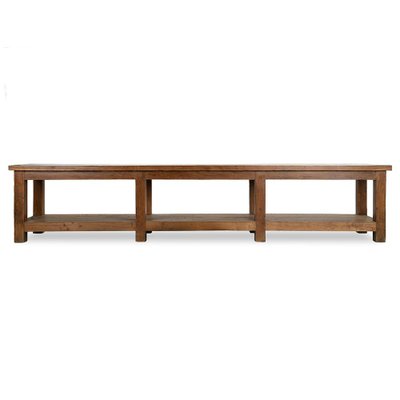 Long Wooden Coffee or Low Console Table-NQ-1823131