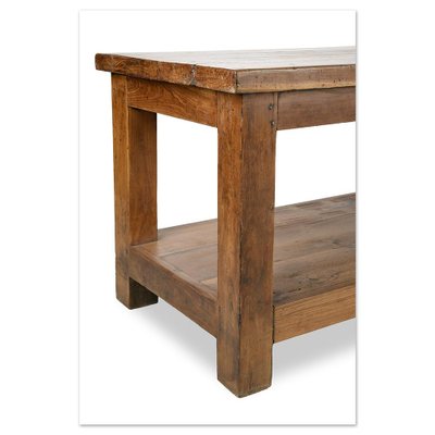 Long Wooden Coffee or Low Console Table-NQ-1823131