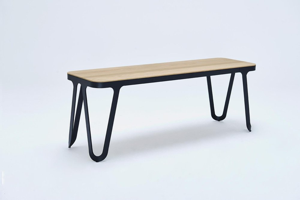 Loop 160 Bench in Ash by Sebastian Scherer