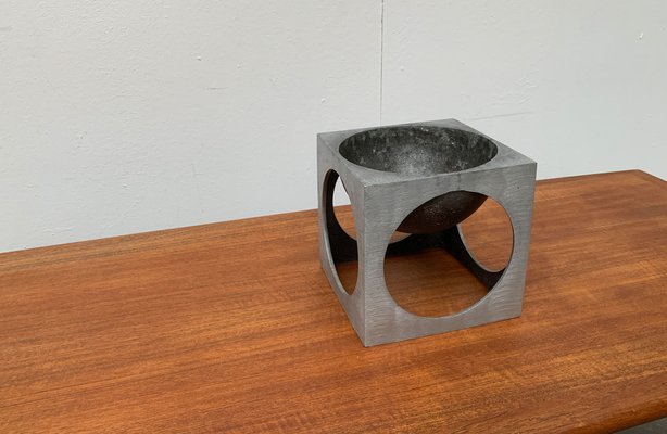 Lorenzo Burchiellaro, Mid-Century Italian Modernist Cube Sculpture-UAH-1121940