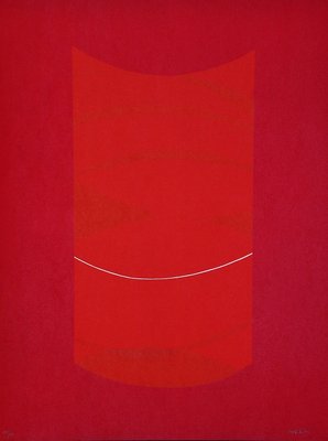 Lorenzo indrimi, Red one, 1970s, Lithograph-ZCI-829408