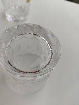 Lorraine Crystal Whiskey Service, 1980s, Set of 7-EHL-2040606