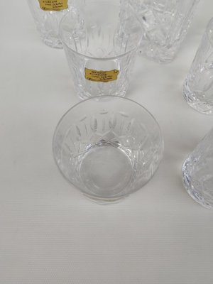 Lorraine Crystal Whiskey Service, 1980s, Set of 7-EHL-2040606