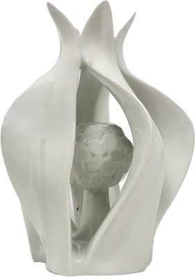 Lotos Flower Figurine from Royal Dux Bohemia, 1960s-ZCY-1376126