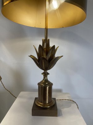 Lotus Lamps by Maison Charles, 1960, Set of 2-NJJ-1436150