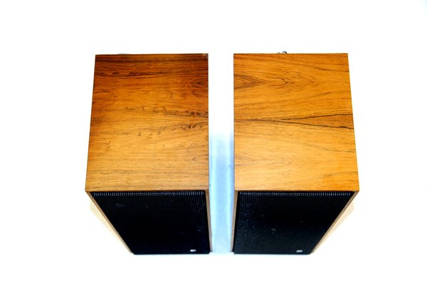 Loud Speakers in Rosewood from Bang & Olufsen, Denmark, 1960s, Set of 2-GEK-1402573