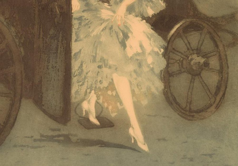 Louis Icart, Arrival, 1920s, Etching on Paper