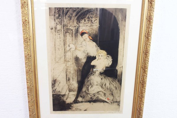 Louis Icart, Don Juan, 1928, Engraving, Framed-BQF-1386839