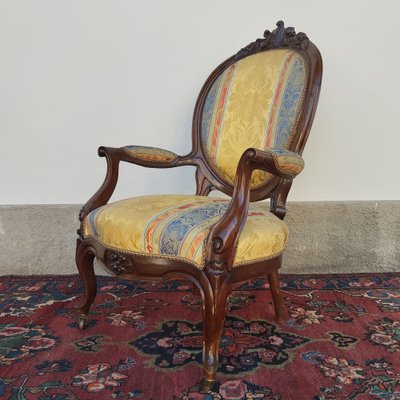 Louis Philippe Armchairs, 1850s, Set of 2-NEL-1796504