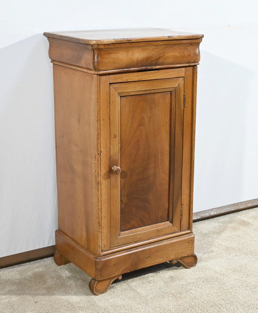 Louis Philippe Cherrywood Bedside Table, Mid-19th Century