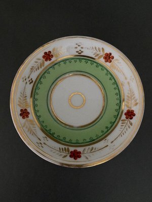 Louis-Philippe Cup and Saucer in Paris Porcelain-QKG-1720337