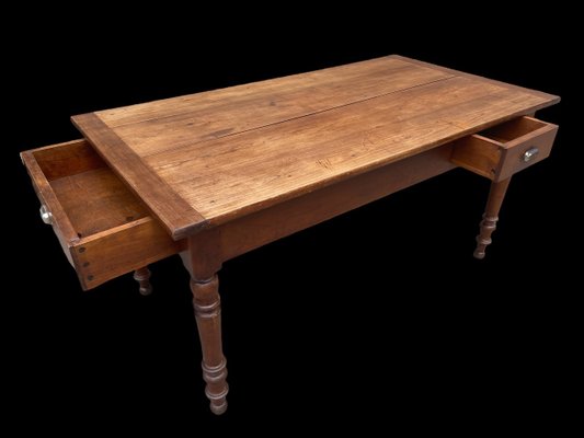 Louis Philippe Dining Table in Cherry-SDV-1335409