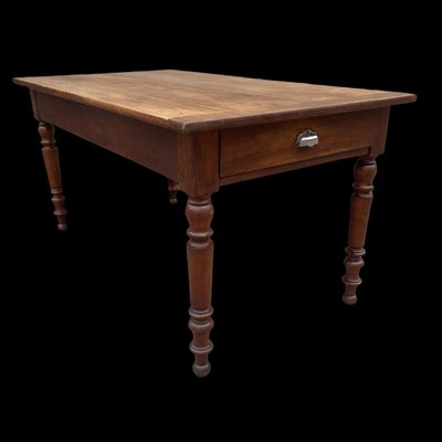 Louis Philippe Dining Table in Cherry-SDV-1335409