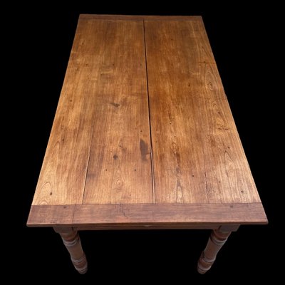 Louis Philippe Dining Table in Cherry-SDV-1335409