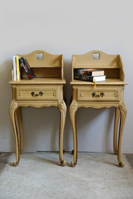 Louis Philippe French Bedside Tables, 1860s, Set of 2-GQ-1725469