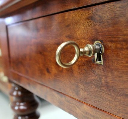 Louis Philippe Mahogany Desk, Mid 19th Century-RVK-845253