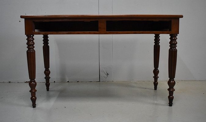 Louis Philippe Mahogany Desk, Mid 19th Century-RVK-845253