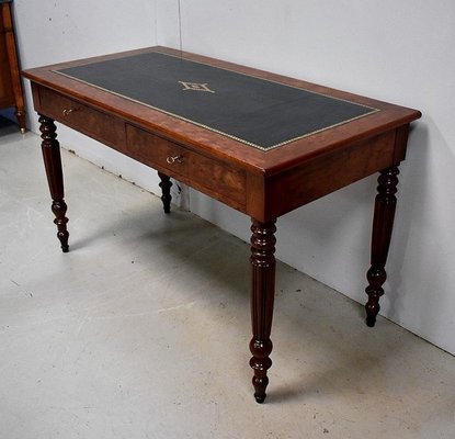 Louis Philippe Mahogany Desk, Mid 19th Century-RVK-845253