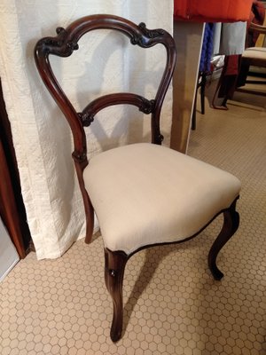 Louis Philippe Rosewood Chairs, 1800s, Set of 4-ZFY-1264054