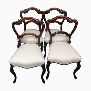 Louis Philippe Rosewood Chairs, 1800s, Set of 4-ZFY-1264054