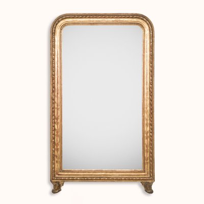 Louis Philippe Style Gilded Leg Mirror-YK-1329453