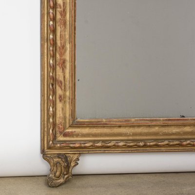 Louis Philippe Style Gilded Leg Mirror-YK-1329453