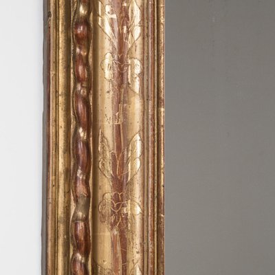 Louis Philippe Style Gilded Leg Mirror-YK-1329453