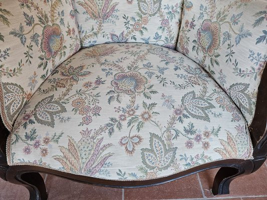 Louis Philippe Style Padded Armchair, Italy, 1940s-ZUW-1799524