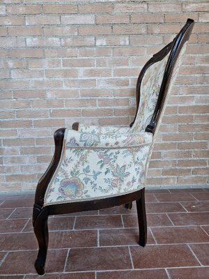 Louis Philippe Style Padded Armchair, Italy, 1940s-ZUW-1799524