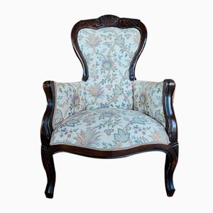 Louis Philippe Style Padded Armchair, Italy, 1940s-ZUW-1799524