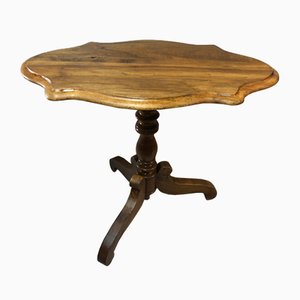 Louis Philippe Tripod Side Table-SDV-674148