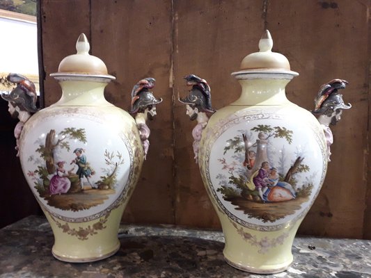 Louis Philippe Vases, Germany, 1870s, Set of 2-AKA-1329094