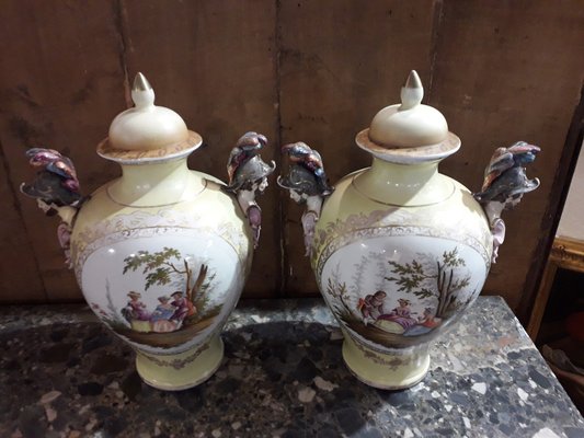 Louis Philippe Vases, Germany, 1870s, Set of 2-AKA-1329094