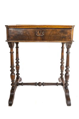 Louis Philippe Walnut Coffee Table, Italy, Late 1800s-PYA-1047714