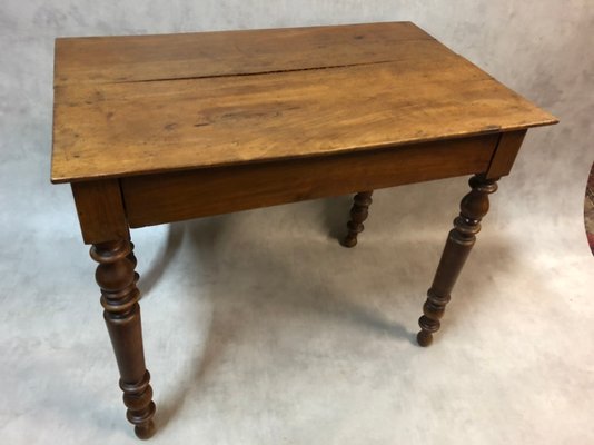 Louis Philippe Walnut Desk-SDV-655846