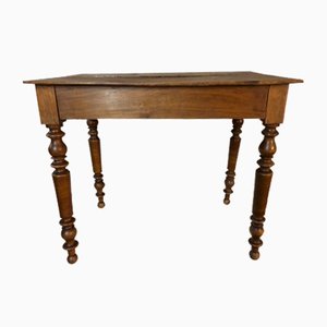 Louis Philippe Walnut Desk-SDV-655846