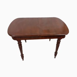 Louis Philippe Walnut Extendable Dining Table-AKA-888323