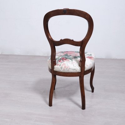 Louis Philippe Wooden Chairs, Set of 6-XSG-2043002