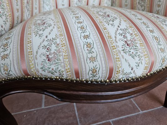 Louis Phillippe Style Padded Armchair, Italy, 1980s-ZUW-1799525