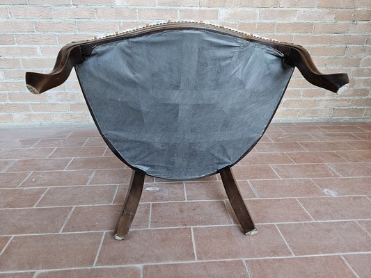 Louis Phillippe Style Padded Armchair, Italy, 1980s-ZUW-1799525