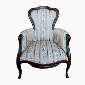 Louis Phillippe Style Padded Armchair, Italy, 1980s-ZUW-1799525