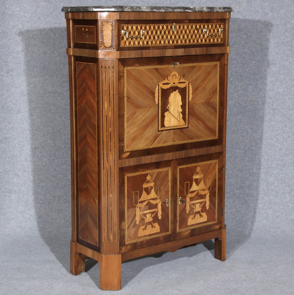 Louis Seize Baroque Secretaire