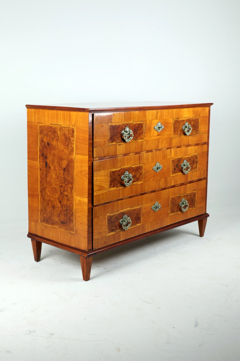 Louis Seize Chest of Drawers in Cherry Wood, 1800