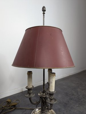 Louis Style Bouillote Lamp in Silvered Bronze-HLV-2024386