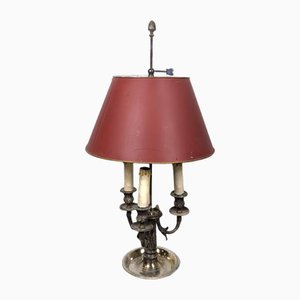 Louis Style Bouillote Lamp in Silvered Bronze-HLV-2024386