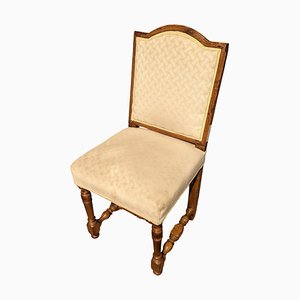 Louis XIII Brown & Beige Chair-HLV-1783948